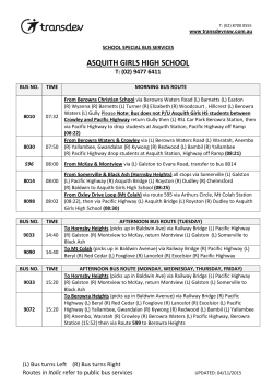 asquith girls high school