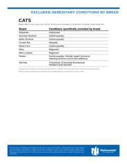 excluded hereditary conditions by breed
