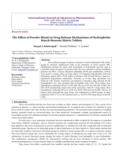 Print this article - Scholar Science Journals
