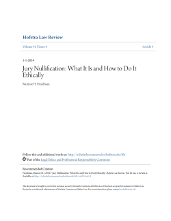 Jury Nullification: What It Is and How to Do It Ethically