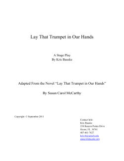 Lay That Trumpet in Our Hands
