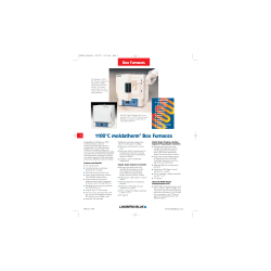 1100&deg;C Moldatherm&reg; Box Furnaces