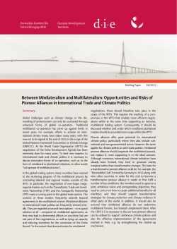 Between Minilateralism and Multilateralism