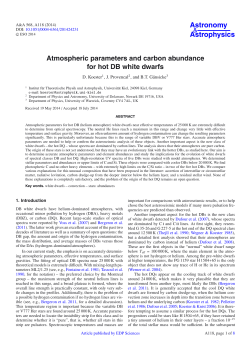 Atmospheric parameters and carbon abundance for hot DB white