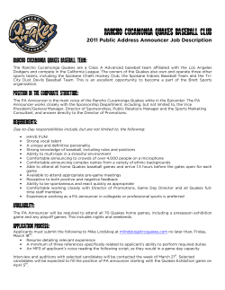 Rancho Cucamonga quakes baseball club Rancho