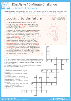 FirstNews 10-Minute Challenge