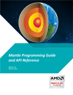 Mantle Programming Guide and API Reference