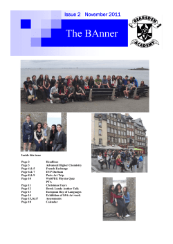 November - Bearsden Academy