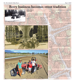 Berry business becomes sweet tradition
