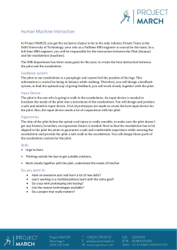 Human Machine Interaction