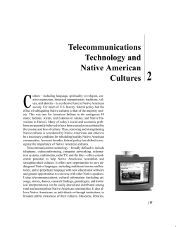 Telecommunications Technology and Native Americans