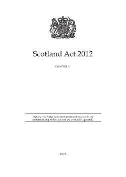Scotland Act 2012 - Legislation.gov.uk