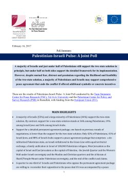 Default Normal Template - Palestinian Center for Policy and Survey