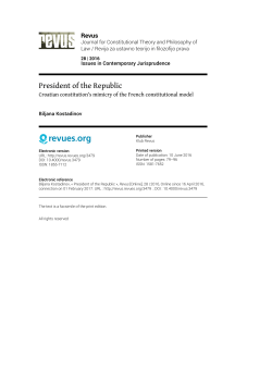 President of the Republic - Revus