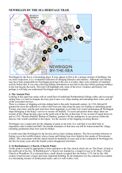 You can a Newbiggin Heritage Trail leaflet here