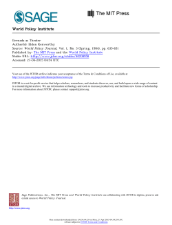 Kenworthy - Grenada as theatre