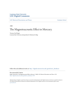The Magnetoacoustic Effect in Mercury.