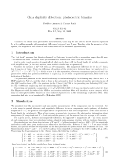 Gaia duplicity detection: photocentric binaries