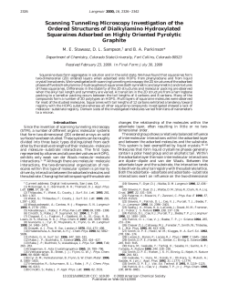 Scanning Tunneling Microscopy Investigation of the Ordered