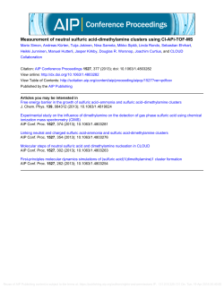 Measurement of neutral sulfuric acid