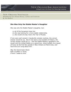 She Was Only the Stable Master`s Daughter