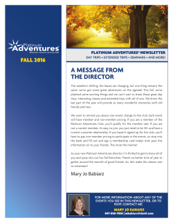 a message from the director