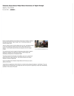 11-11-14 Agent Orange Ceremony KTVN Channel 2