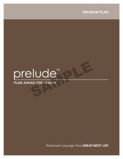 Premium PLan - Great West Life