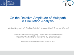 On the Relative Amplitude of Multipath