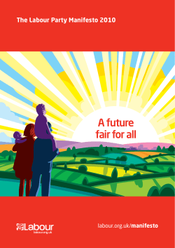 A future fair for all - Centre for Policy on Ageing