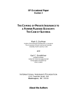 The Coming of Private Insurance to a Former Planned Economy