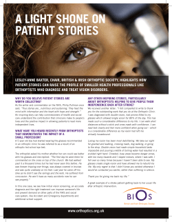 a light shone on patient stories - British and Irish Orthoptic Society