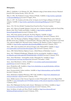 Bibliography
