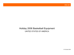 Holiday 2006 Basketball Equipment