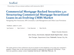 Commercial Mortgage-Backed Securities 3.0