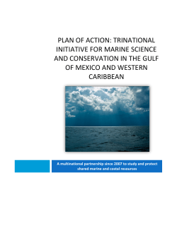 PLAN!OF!ACTION:!TRINATIONAL! INITIATIVE!FOR!MARINE