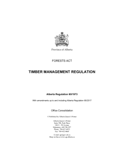 timber management regulation