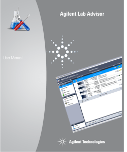 Agilent Lab Advisor Software
