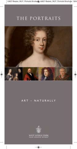 The Portraits at West Lodge Park bookletSize