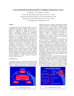 A novel hybridization design principle for intelligent mechatronics
