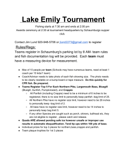 Lake Emily Tournament