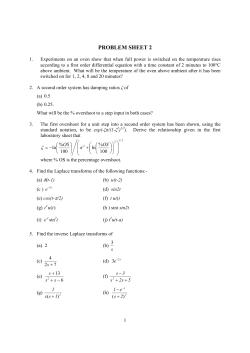 problem sheet 2 - University of Sussex