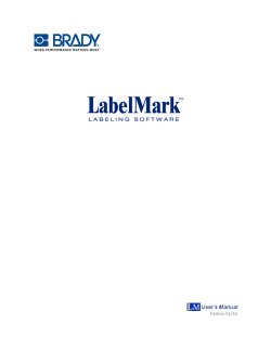 User Guide &ndash; Label Maker 6