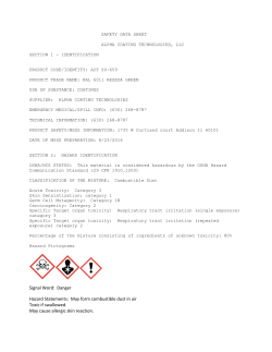 RAL 6011 S0-659 SDS - Alpha Coating Technologies