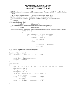 (b) What is function overloading ? Give a suitable example of the