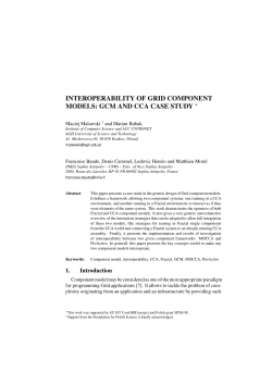 interoperability of grid component models: gcm and cca case study