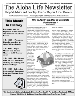 This Month In History - Jerry for the People