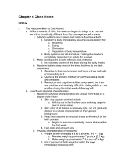 Chapter 4 Class Notes