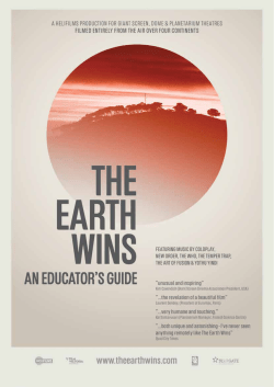 THE EARTH WINS Educator`s Guide - Australian Literacy Educators