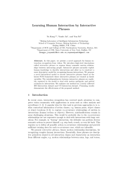 Learning Human Interaction by Interactive Phrases